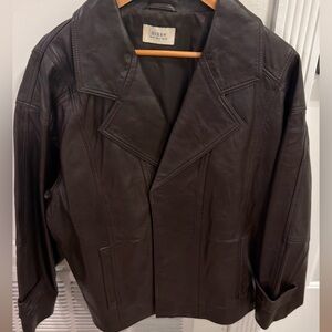 DISSH Margot Oversized Leather Jacket